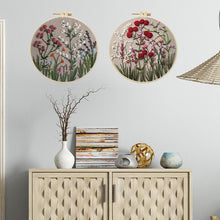 Laden Sie das Bild in den Galerie-Viewer, Stickrahmen-Blumen-Kit für Anfänger