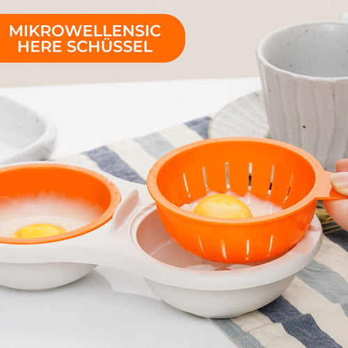 🥚Tragbarer Eierkocher für die Mikrowelle🥚