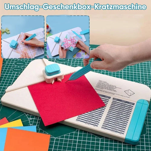 Umschlag-Geschenkbox-Schablonenbrett