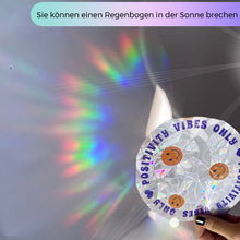 Laden Sie das Bild in den Galerie-Viewer, 🌈PVC Bunte Adsorptionsregenbogenglasfensteraufkleber, 6 pcs🪐