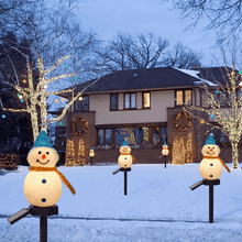 Laden Sie das Bild in den Galerie-Viewer, Wasserdichte Solar Schneemann Lampe