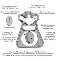 Laden Sie das Bild in den Galerie-Viewer, Türschloss für Sicherheit