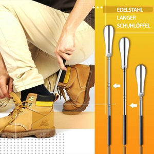 🏠Edelstahl langer Schuhlöffel