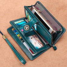 Laden Sie das Bild in den Galerie-Viewer, Retro lange Brieftasche mit großem Fassungsvermögen