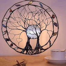 Laden Sie das Bild in den Galerie-Viewer, 🌳Kreis des Lebens – Wandkunst aus Metallbaum🌳