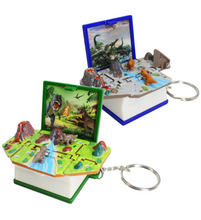 Laden Sie das Bild in den Galerie-Viewer, 3D-Popup-Buch-Schlüsselanhänger