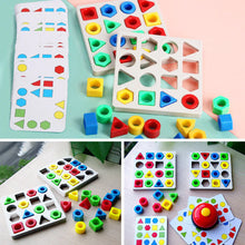 Laden Sie das Bild in den Galerie-Viewer, Formanpassung Spiel Farbsensorisches Lernspielzeug