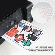 Laden Sie das Bild in den Galerie-Viewer, Basteln Transferpapier für Inkjetdrucker（5 Blätter）