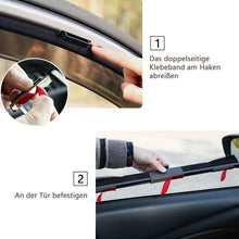 Laden Sie das Bild in den Galerie-Viewer, Auto Fenster Sonnenschutz Vorhang, 3M Kleber, schwarz