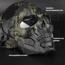Laden Sie das Bild in den Galerie-Viewer, 💀Totenkopf Horror Helmmaske💀