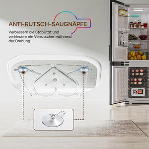 🥘Drehbarer Gewürzorganisator für den Kühlschrank🥘