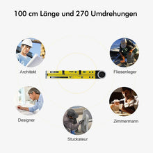 Laden Sie das Bild in den Galerie-Viewer, 4-in-1-Kompass-Winkelmesser aus Aluminiumlegierung