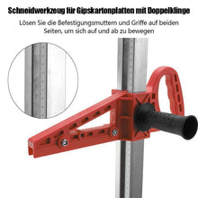 Laden Sie das Bild in den Galerie-Viewer, Schneidwerkzeug für Gipskartonplatten mit Doppelklinge