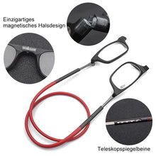 Laden Sie das Bild in den Galerie-Viewer, Teleskopische magnetische hängende Halslesebrille