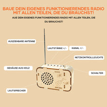 Laden Sie das Bild in den Galerie-Viewer, Kinder-Bastelradio-Modell