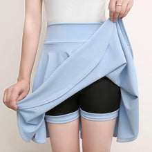 Laden Sie das Bild in den Galerie-Viewer, A-line elastische Taille Plissee Shorts Rock
