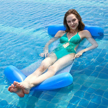 Laden Sie das Bild in den Galerie-Viewer, Schwimmendes Schwimmbett und Liegestuhl