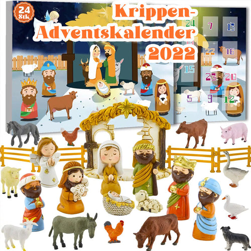 🎁24 Tage Weihnachtskrippe Set🎁