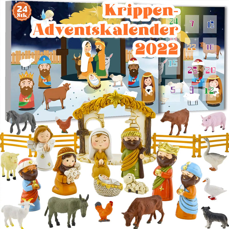 🎁24 Tage Weihnachtskrippe Set🎁