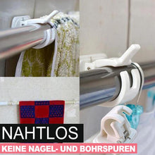 Laden Sie das Bild in den Galerie-Viewer, Nagelfreie verstellbare Stangenhalter