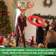 Laden Sie das Bild in den Galerie-Viewer, Weihnachtsren-Geweih Ringe-Werfen Spielzeug