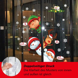 🤶Weihnachten Fenster Aufkleber🤶