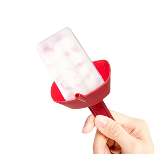 Tropfsicherer Eislutscherhalter mit Strohhalm