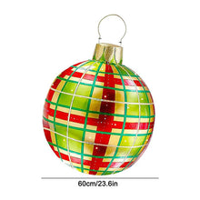 Laden Sie das Bild in den Galerie-Viewer, Aufblasbarer Weihnachtsball im Freien dekoriert