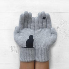 Laden Sie das Bild in den Galerie-Viewer, Handschuhe aus Baumwolle im Katzenstil