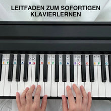 Laden Sie das Bild in den Galerie-Viewer, 🎁Abnehmbare Klaviertastatur Notenetiketten