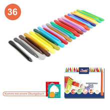 Laden Sie das Bild in den Galerie-Viewer, 🌈Plastikpinsel Set für Kinder mit Übungsbuch🌼