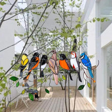 Laden Sie das Bild in den Galerie-Viewer, Vögel Glasmalerei Fensterbehänge🐦