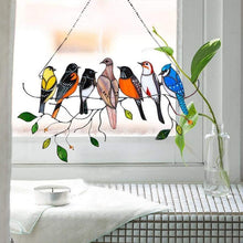 Laden Sie das Bild in den Galerie-Viewer, Vögel Glasmalerei Fensterbehänge🐦