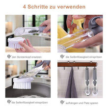 Laden Sie das Bild in den Galerie-Viewer, Bequee Seife kleckereien Küche Reinigungsbürste mit langem Griff Scrubber