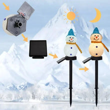 Laden Sie das Bild in den Galerie-Viewer, Wasserdichte Solar Schneemann Lampe