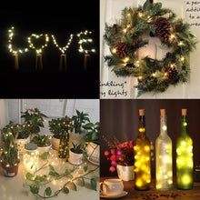 Laden Sie das Bild in den Galerie-Viewer, LED-Weinflaschenlichter Kork Nachtlicht DIY Decor Lift - Stück