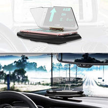 Laden Sie das Bild in den Galerie-Viewer, Auto Handyhalterung mit Navigation-Projektor &amp; kabelloses Aufladen