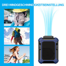 Laden Sie das Bild in den Galerie-Viewer, USB Wiederaufladbarer Tragbarer Hüftventilator