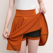 Laden Sie das Bild in den Galerie-Viewer, A-line elastische Taille Plissee Shorts Rock