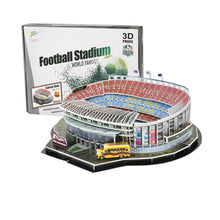 Laden Sie das Bild in den Galerie-Viewer, 3D dreidimensionales Fußballfeld-Puzzle