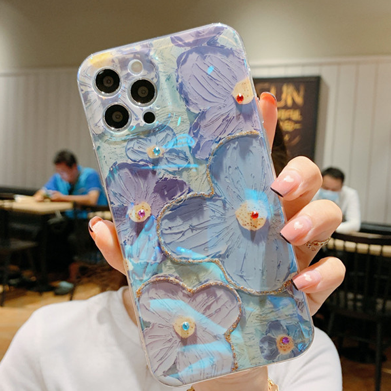 Hülle für iPhone Bunte Ölmalerei Exquisite Handyhülle