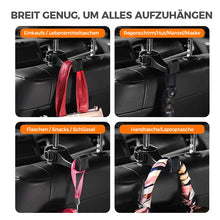 Laden Sie das Bild in den Galerie-Viewer, Heckhaken für Autositze mit Handyhalterung