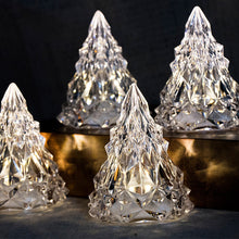 Laden Sie das Bild in den Galerie-Viewer, 🎄Mini LED Kristall Weihnachtsbaum Nachtlicht