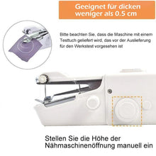 Laden Sie das Bild in den Galerie-Viewer, Mini Tragbare Handnähmaschine