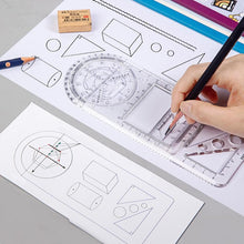 Laden Sie das Bild in den Galerie-Viewer, Multifunktionales Mathematisches Lineal