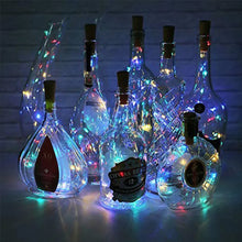 Laden Sie das Bild in den Galerie-Viewer, LED-Weinflaschenlichter Kork Nachtlicht DIY Decor Lift - Stück