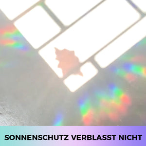 🌈PVC Bunte Adsorptionsregenbogenglasfensteraufkleber, 6 pcs🪐