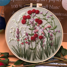 Laden Sie das Bild in den Galerie-Viewer, Stickrahmen-Blumen-Kit für Anfänger