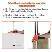 Laden Sie das Bild in den Galerie-Viewer, Schneidwerkzeug für Gipskartonplatten mit Doppelklinge