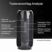 Laden Sie das Bild in den Galerie-Viewer, Tragbarer Mini-Lautsprecher ( Bluetooth / Micro SD / AUX )